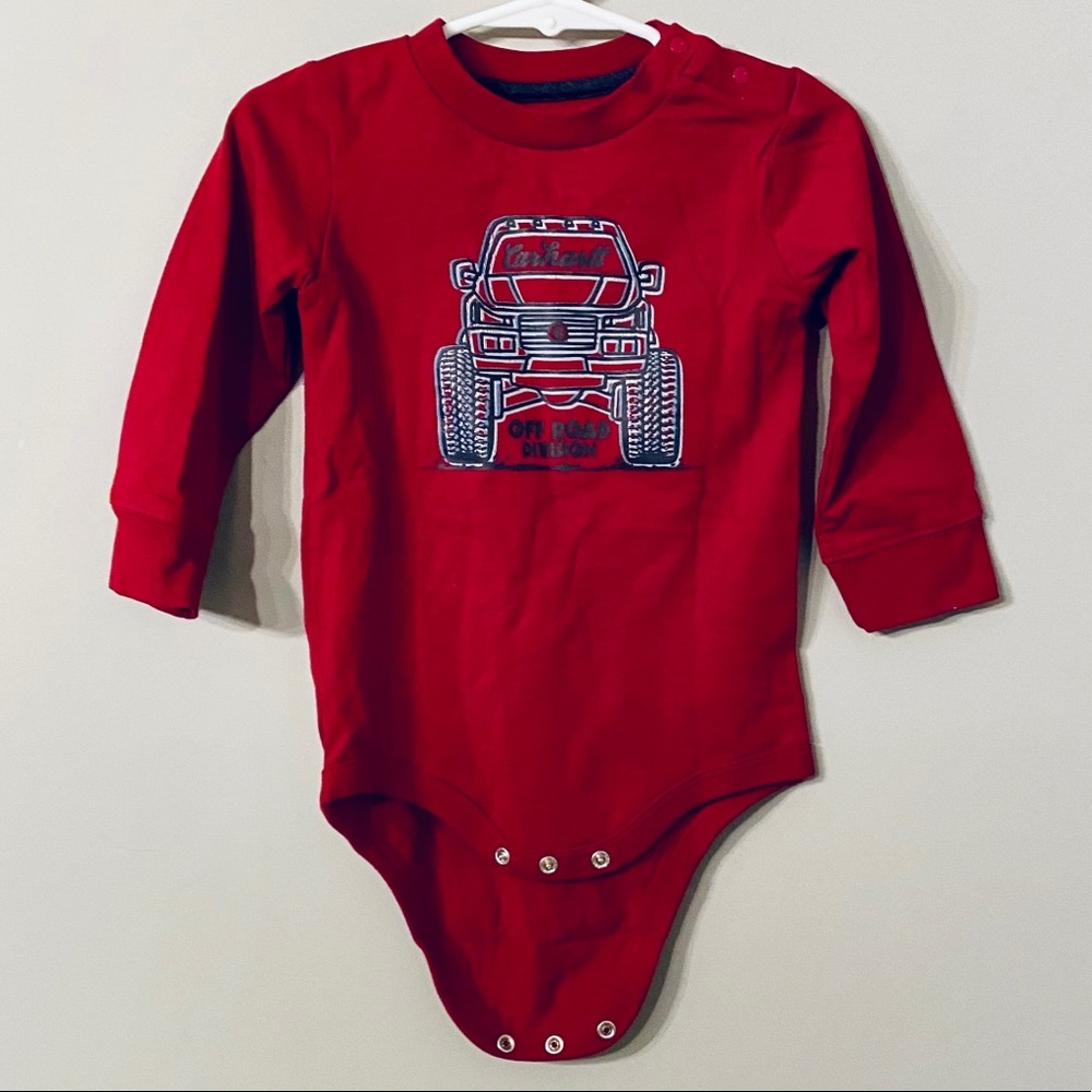 Carhartt monster truck body suit onsie